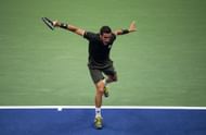 Dzumhur in action at the US Open - Day 3 - Source: Getty